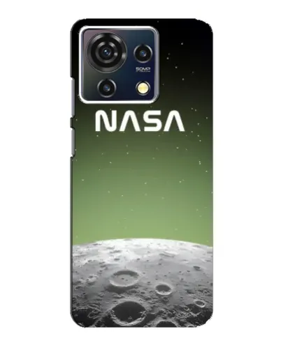 Чехол для ZTE Blade V50 Vita с картинкой «NASA — лунный градиент»