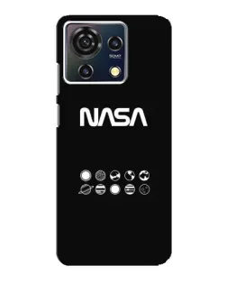 Чехол для ZTE Blade V50 Vita с картинкой «NASA — технический принт»