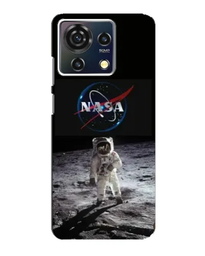 Чехол для ZTE Blade V50 Vita с картинкой «Астронавт на Луне»