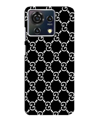 Чехол для ZTE Blade V50 Vita с картинкой «Gucci — сетчатый паттерн»