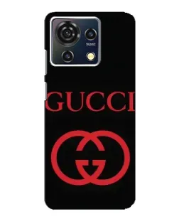 Чехол для ZTE Blade V50 Vita с картинкой «Gucci — красный логотип»