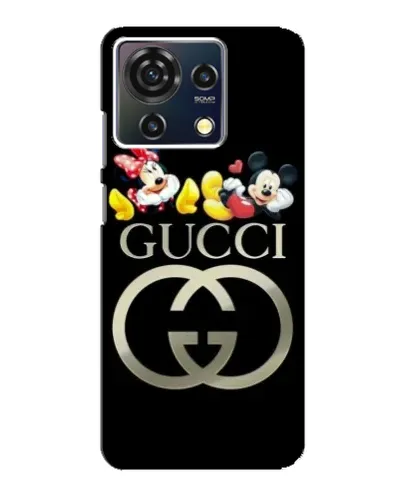 Чехол для ZTE Blade V50 Vita с картинкой «Gucci — герои Disney»