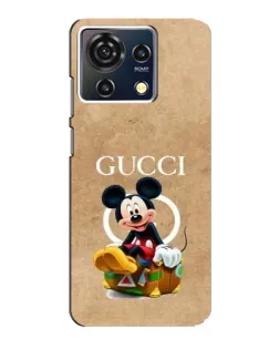 Чехол для ZTE Blade V50 Vita с картинкой «Микки Маус Gucci — крафт»