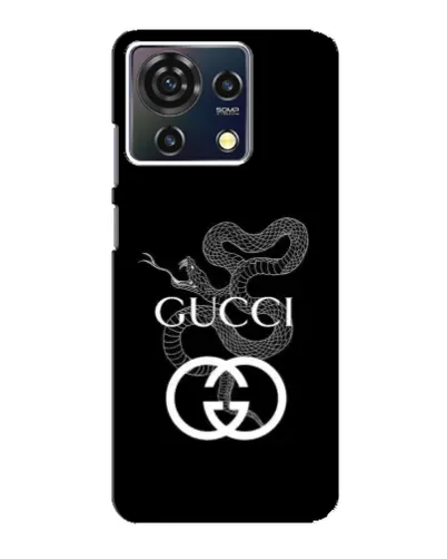 Чехол для ZTE Blade V50 Vita с картинкой «Gucci — серебряная змея»