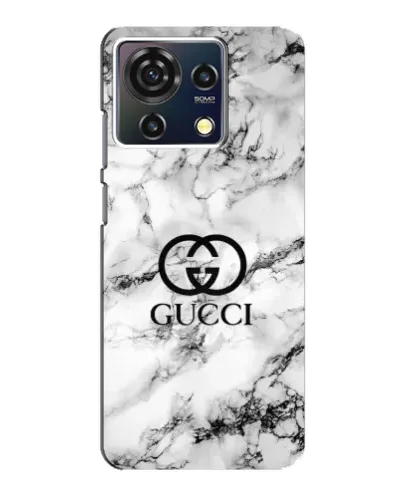 Чехол для ZTE Blade V50 Vita с картинкой «Gucci — мраморный шик»