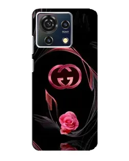 Чехол для ZTE Blade V50 Vita с картинкой «Gucci — неоновая роза»