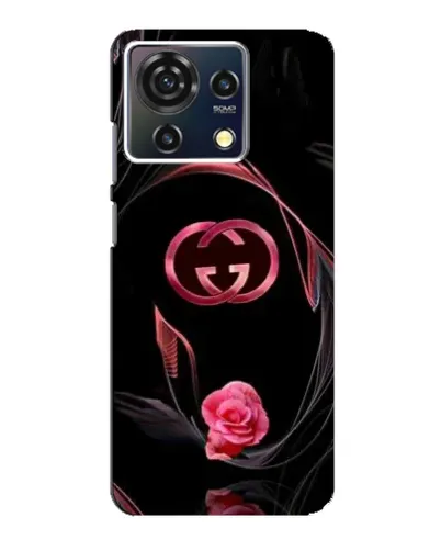 Чехол для ZTE Blade V50 Vita с картинкой «Gucci — неоновая роза»
