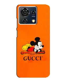 Чохол для ZTE Blade V50 Vita з картинкою «Міккі Маус Gucci — помаранч»