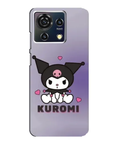 Чехол для ZTE Blade V50 Vita с картинкой «Kuromi — фиолетовый арт» Чехол для ZTE Blade V50 Vita с картинкой «Kuromi — фиолетовый арт»