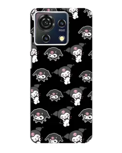 Чехол для ZTE Blade V50 Vita с картинкой «Черный паттерн Kuromi» Чехол для ZTE Blade V50 Vita с картинкой «Черный паттерн Kuromi»