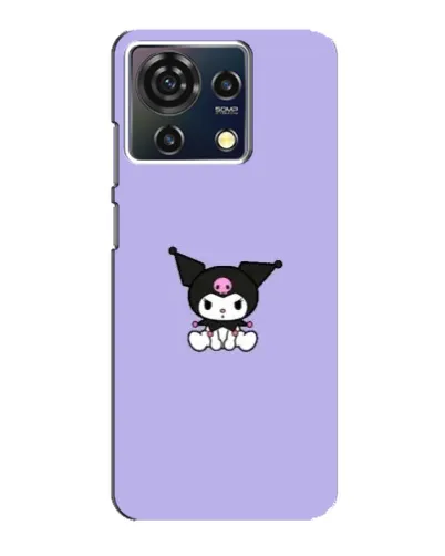 Чехол для ZTE Blade V50 Vita с картинкой «Kuromi — фиолетовый минимализм» Чехол для ZTE Blade V50 Vita с картинкой «Kuromi — фиолетовый минимализм»