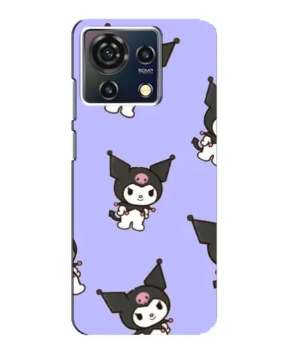 Чехол для ZTE Blade V50 Vita с картинкой «Паттерн с Kuromi» Чехол для ZTE Blade V50 Vita с картинкой «Паттерн с Kuromi»
