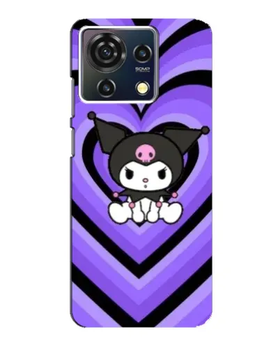 Чехол для ZTE Blade V50 Vita с картинкой «Kuromi и фиолетовые сердца» Чехол для ZTE Blade V50 Vita с картинкой «Kuromi и фиолетовые сердца»