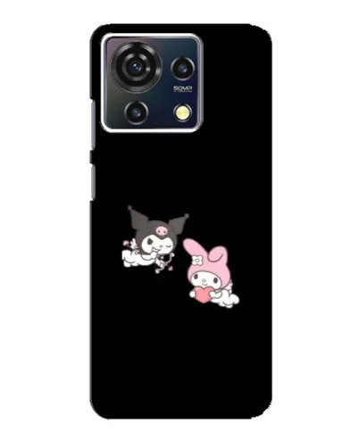 Чехол для ZTE Blade V50 Vita с картинкой «My Melody и Kuromi» Чехол для ZTE Blade V50 Vita с картинкой «My Melody и Kuromi»