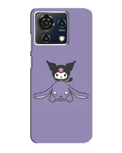 Чехол для ZTE Blade V50 Vita с картинкой «Kuromi на лиловом фоне» Чехол для ZTE Blade V50 Vita с картинкой «Kuromi на лиловом фоне»