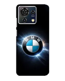 Чехол для ZTE Blade V50 Vita с картинкой «BMW — неоновое сияние»