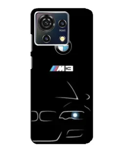 Чехол для ZTE Blade V50 Vita с картинкой «Минималистичный принт BMW M3»