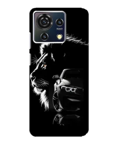 Чехол для ZTE Blade V50 Vita с картинкой «BMW и лев» Чехол для ZTE Blade V50 Vita с картинкой «BMW и лев»