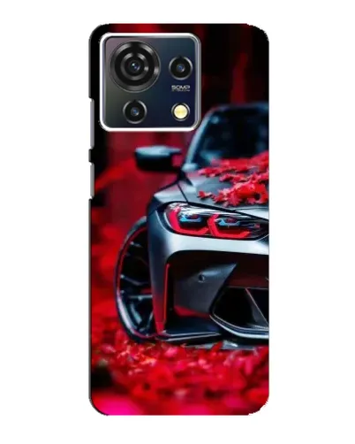 Чехол для ZTE Blade V50 Vita с картинкой «Спортивная BMW и цветы» Чехол для ZTE Blade V50 Vita с картинкой «Спортивная BMW и цветы»