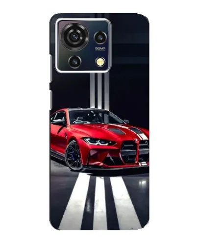 Чехол для ZTE Blade V50 Vita с картинкой «Красная BMW на дороге» Чехол для ZTE Blade V50 Vita с картинкой «Красная BMW на дороге»