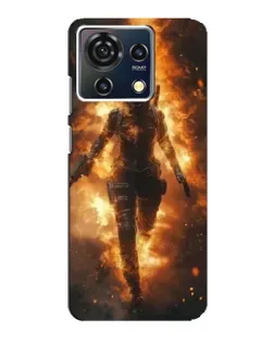 Чехол для ZTE Blade V50 Vita с картинкой «BMW — скорость в дожде»