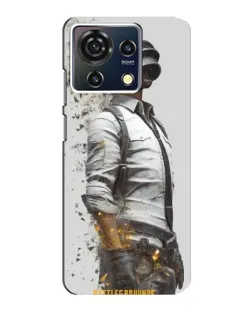 Чехол для ZTE Blade V50 Vita с картинкой «PUBG — боец в пыли»