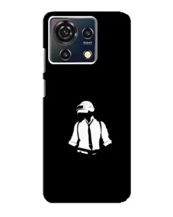 Чехол для ZTE Blade V50 Vita с картинкой «PUBG — белый шлем»