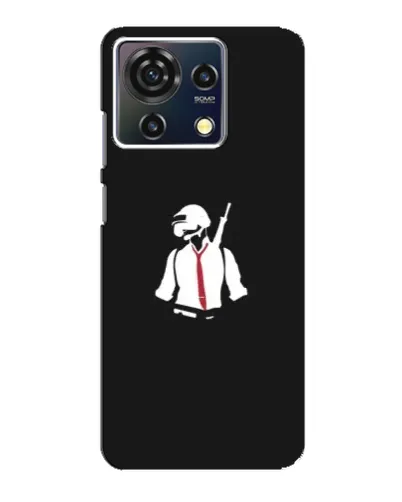 Чехол для ZTE Blade V50 Vita с картинкой «PUBG — силуэт воина» Чехол для ZTE Blade V50 Vita с картинкой «PUBG — силуэт воина»