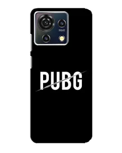 Чехол для ZTE Blade V50 Vita с картинкой «PUBG — белый логотип»