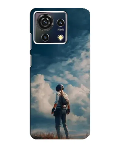 Чехол для ZTE Blade V50 Vita с картинкой «Герой PUBG на скале» Чехол для ZTE Blade V50 Vita с картинкой «Герой PUBG на скале»