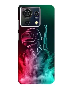 Чехол для ZTE Blade V50 Vita с картинкой «PUBG — огненный воин»