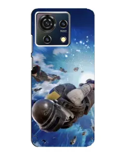 Чехол для ZTE Blade V50 Vita с картинкой «Десант PUBG — прыжок»