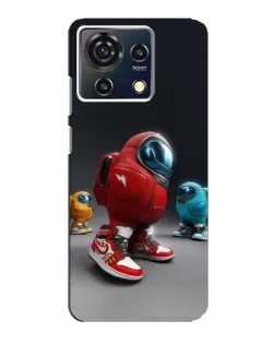 Чехол для ZTE Blade V50 Vita с картинкой «Among Us — 3D стиль»