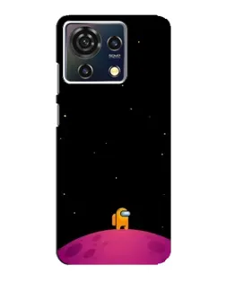 Чехол для ZTE Blade V50 Vita с картинкой «Одинокий герой на планете»
