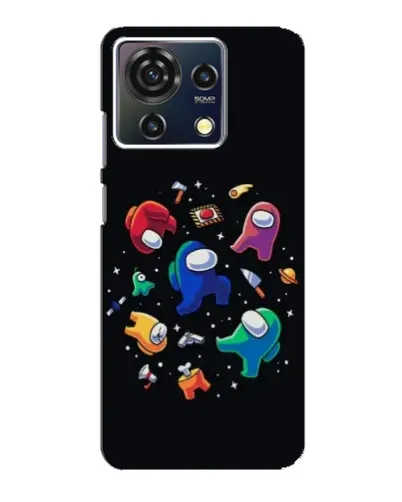 Чехол для ZTE Blade V50 Vita с картинкой «Among Us космос» Чехол для ZTE Blade V50 Vita с картинкой «Among Us космос»
