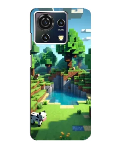 Чехол для ZTE Blade V50 Vita с картинкой «Minecraft летний день» Чехол для ZTE Blade V50 Vita с картинкой «Minecraft летний день»