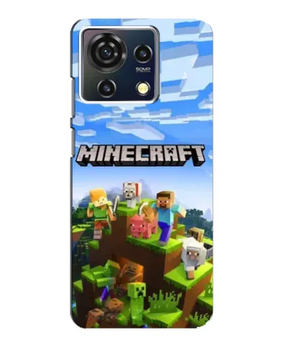 Чехол для ZTE Blade V50 Vita с картинкой «Minecraft классический мир» Чехол для ZTE Blade V50 Vita с картинкой «Minecraft классический мир»