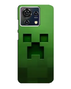 Чехол для ZTE Blade V50 Vita с картинкой «Крипер микро-дизайн»