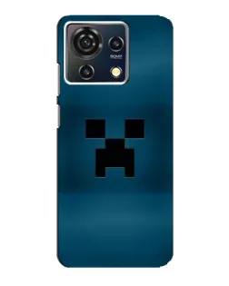 Чехол для ZTE Blade V50 Vita с картинкой «Крипер текстура»