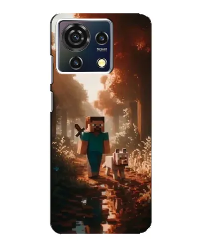 Чехол для ZTE Blade V50 Vita с картинкой «Стив в лесу» Чехол для ZTE Blade V50 Vita с картинкой «Стив в лесу»