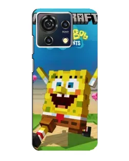 Чехол для ZTE Blade V50 Vita с картинкой «Губка Боб Minecraft» Чехол для ZTE Blade V50 Vita с картинкой «Губка Боб Minecraft»