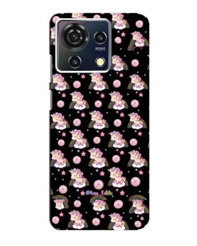 Чехол для ZTE Blade V50 Vita с картинкой «Magic Unicorn паттерн»
