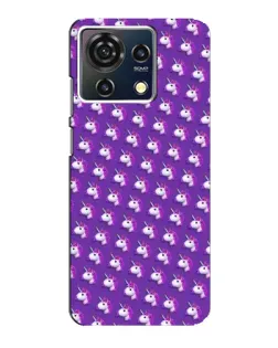 Чехол для ZTE Blade V50 Vita с картинкой «Единороги на фиолетовом»