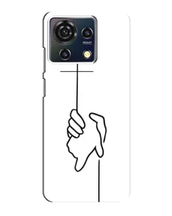 Чехол для ZTE Blade V50 Vita с картинкой «Рука держит» Чехол для ZTE Blade V50 Vita с картинкой «Рука держит»