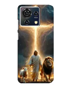 Чехол для ZTE Blade V50 Vita с картинкой «Лев Иуды и Свет» Чехол для ZTE Blade V50 Vita с картинкой «Лев Иуды и Свет»