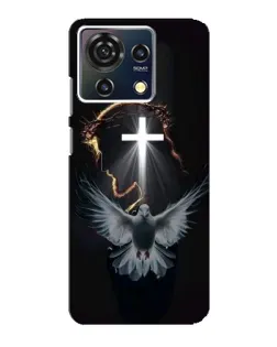 Чехол для ZTE Blade V50 Vita с картинкой «Голубь и Свет»