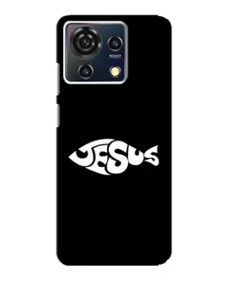 Чехол для ZTE Blade V50 Vita с картинкой «Рыба Jesus» Чехол для ZTE Blade V50 Vita с картинкой «Рыба Jesus»