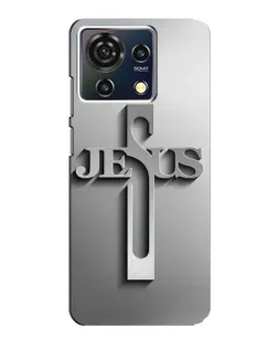 Чехол для ZTE Blade V50 Vita с картинкой «Металлический крест Jesus» Чехол для ZTE Blade V50 Vita с картинкой «Металлический крест Jesus»