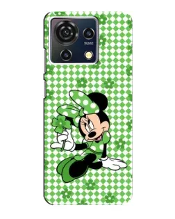 Чехол для ZTE Blade V50 Vita с картинкой «Mickey в клетку»