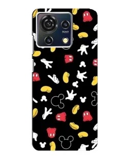 Чехол для ZTE Blade V50 Vita с картинкой «Графический принт лапок»